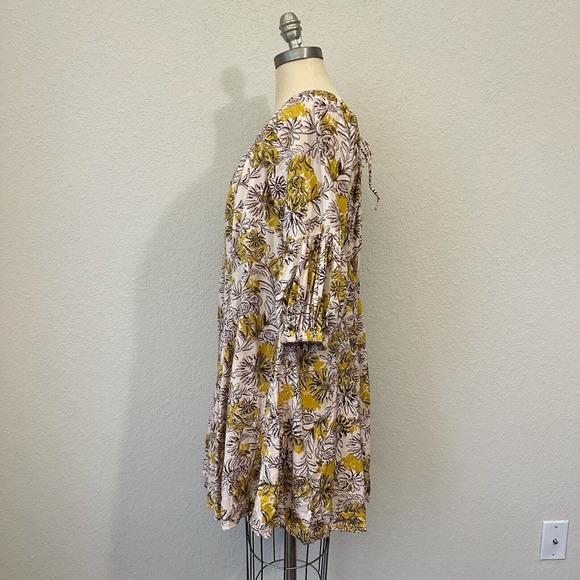 ANTHROPOLOGIE DAILY PRACTICE Mollie Tunic Dress Multi Floral Print - Picture 5 of 13